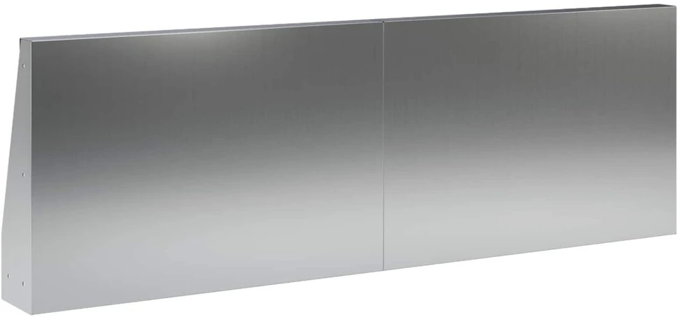 Sienelė 4 vnt. 60 x 12 x 40 cm Galvanizuotas plienas Sidabrinė