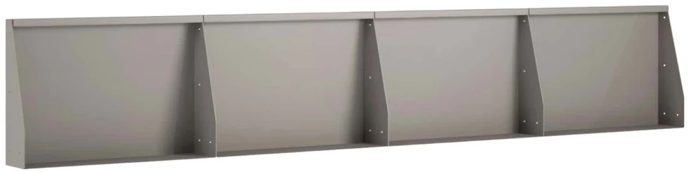 Sienelė 4 vnt. 60 x 12 x 40 cm Rūdijanti