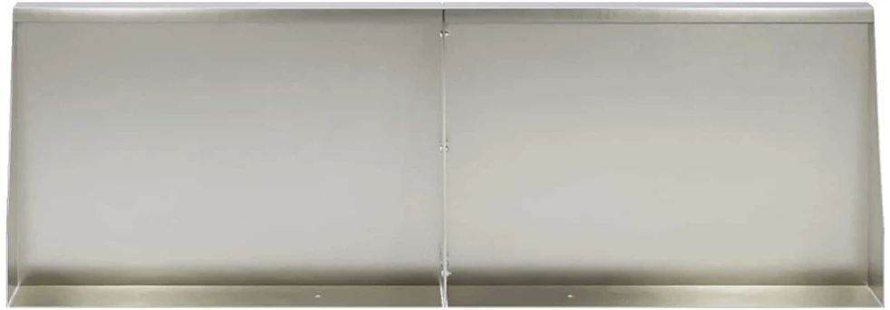 Sienelė 4 vnt. 60 x 12 x 50 cm Nerūdijantis plienas Sidabrinė