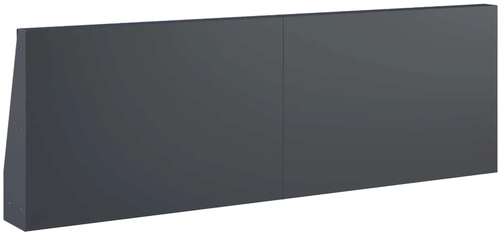 Sienelė 4 vnt. 60 x 12 x 50 cm Plienas Antracito