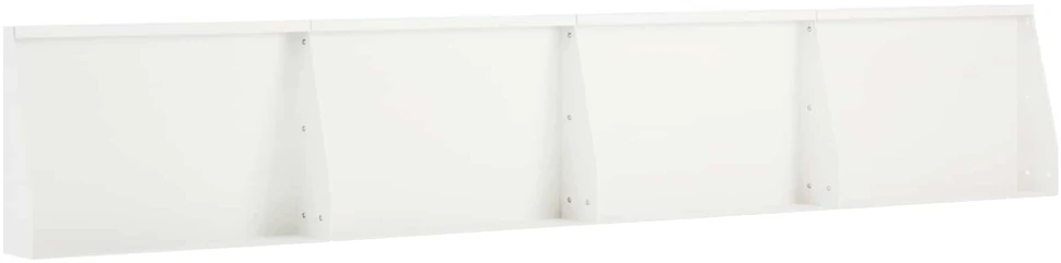 Sienelė 4 vnt. 60 x 12 x 50 cm Plienas Balta