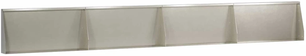 Sienelė 4 vnt. 80 x 12 x 30 cm Nerūdijantis plienas Sidabrinė