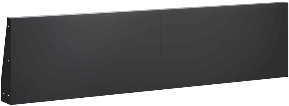 Sienelė 4 vnt. 80 x 12 x 30 cm Plienas Juoda