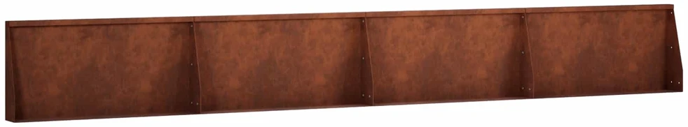 Sienelė 4 vnt. 80 x 12 x 30 cm Rūdijanti