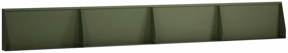Sienelė 4 vnt. 80 x 12 x 40 cm Plienas Alyvuogių žalia