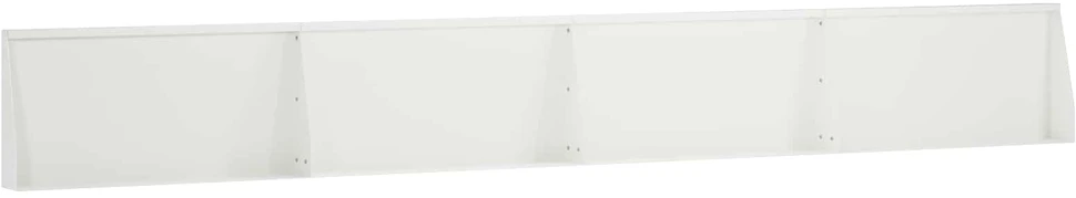 Sienelė 4 vnt. 80 x 12 x 40 cm Plienas Balta