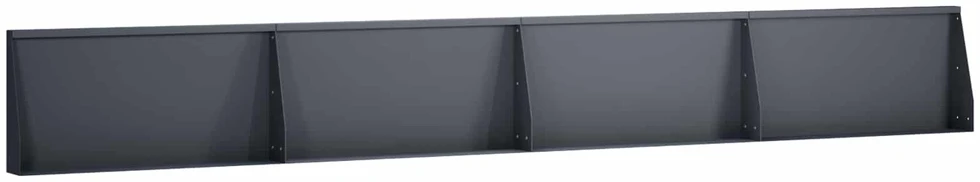 Sienelė 4 vnt. 80 x 12 x 50 cm Plienas Antracito