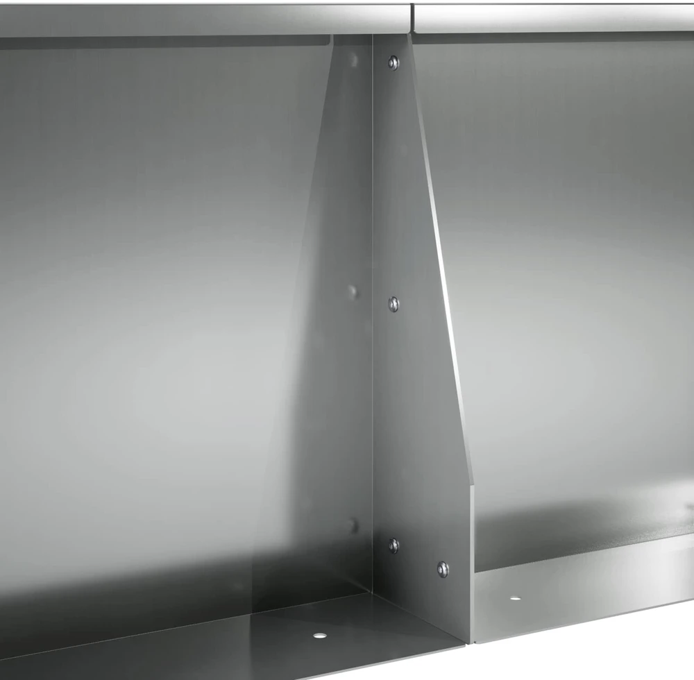 Sienelė 6 vnt. 100 x 12 x 30 cm Galvanizuotas plienas Sidabrinė