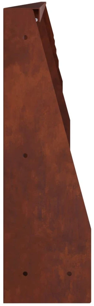 Sienelė 6 vnt. 100 x 12 x 30 cm Rūdijanti