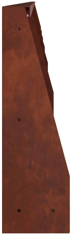Sienelė 6 vnt. 100 x 12 x 30 cm Rūdijanti