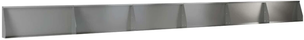 Sienelė 6 vnt. 100 x 12 x 50 cm Galvanizuotas plienas Sidabrinė