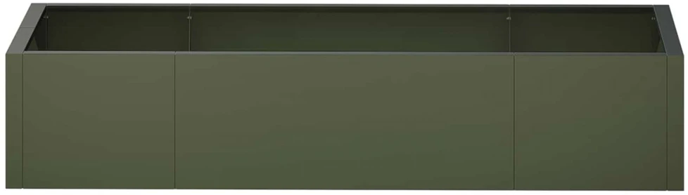 Sienelė 6 vnt. 200 x 100 x 30 cm Plienas Alyvuogių žalia