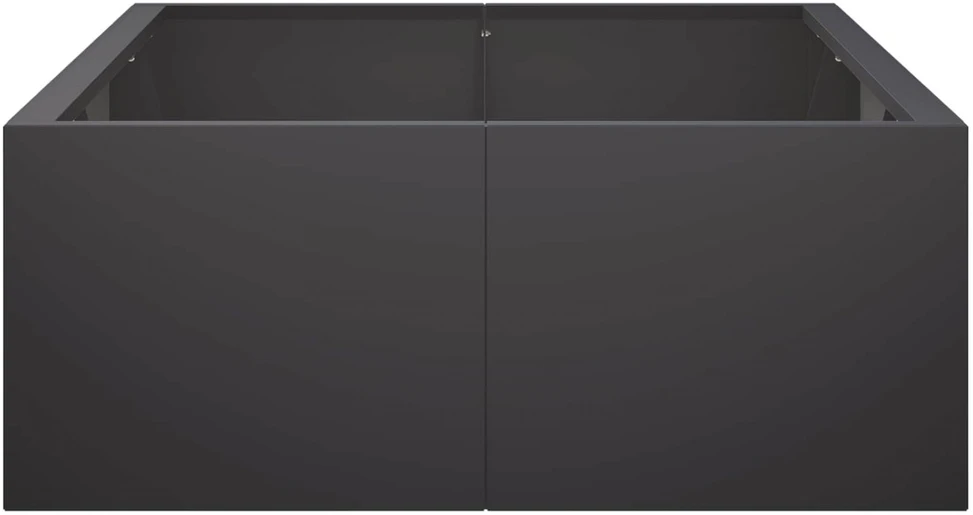 Sienelė 6 vnt. 200 x 100 x 30 cm Plienas Juoda