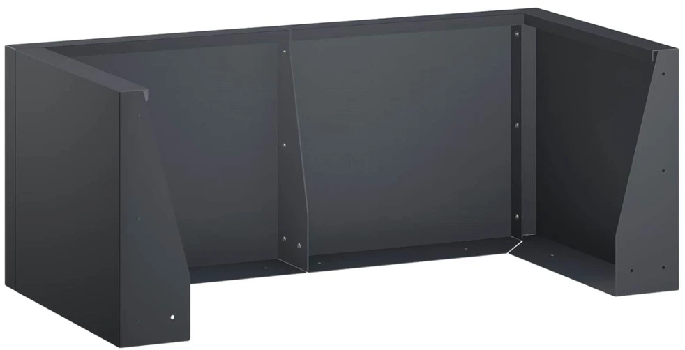 Sienelė 6 vnt. 200 x 100 x 30 cm Plienas Antracito