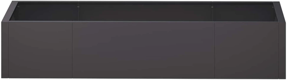 Sienelė 6 vnt. 200 x 100 x 30 cm Plienas Juoda