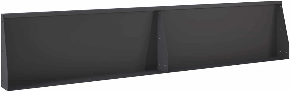 Sienelė 6 vnt. 200 x 100 x 30 cm Plienas Juoda