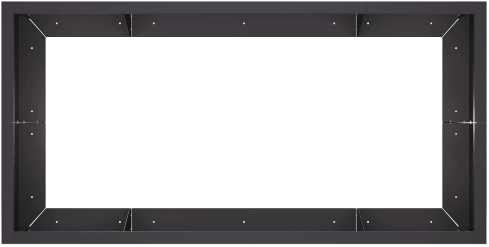 Sienelė 6 vnt. 200 x 100 x 30 cm Plienas Juoda