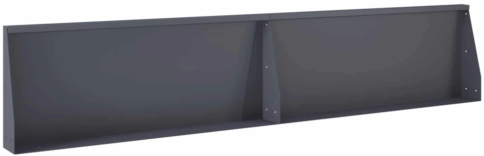 Sienelė 6 vnt. 200 x 100 x 30 cm Plienas Antracito