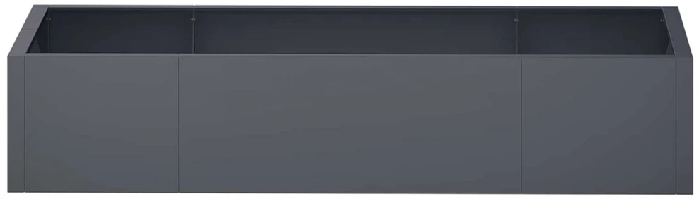 Sienelė 6 vnt. 200 x 100 x 30 cm Plienas Antracito