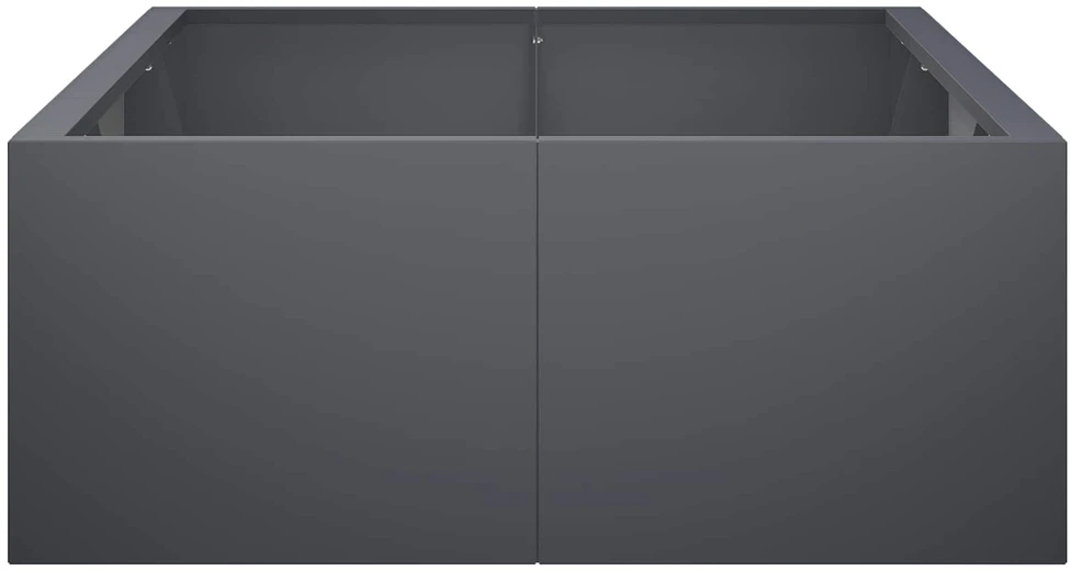 Sienelė 6 vnt. 200 x 100 x 30 cm Plienas Antracito