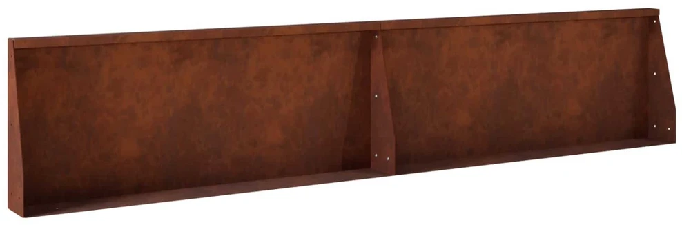 Sienelė 6 vnt. 200 x 100 x 30 cm Rūdijanti