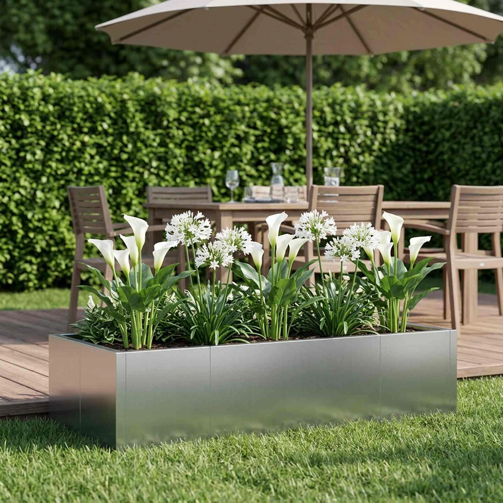 Sienelė 6 vnt. 200 x 100 x 50 cm Galvanizuotas plienas