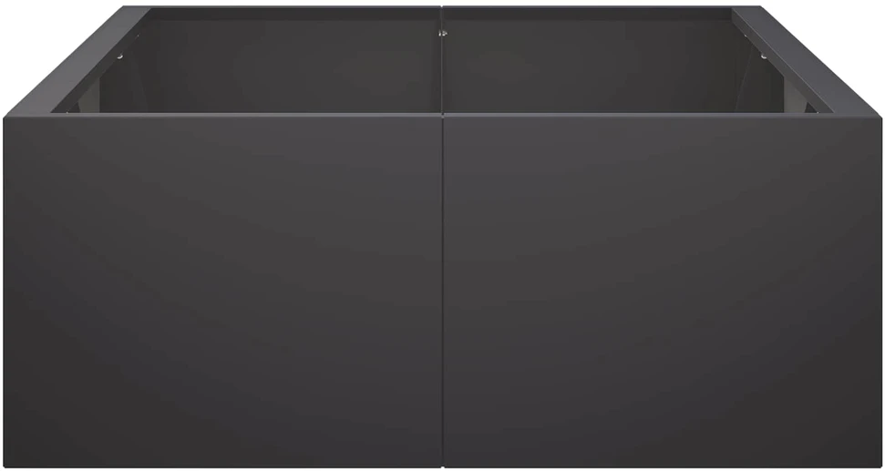 Sienelė 6 vnt. 200 x 100 x 50 cm Plienas Juoda