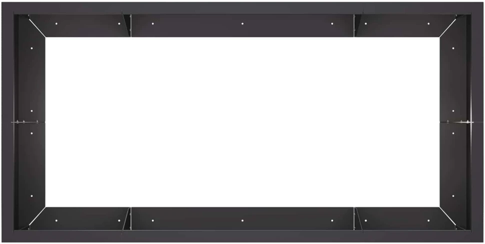 Sienelė 6 vnt. 200 x 100 x 50 cm Plienas Juoda