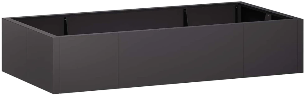 Sienelė 6 vnt. 200 x 100 x 50 cm Plienas Juoda