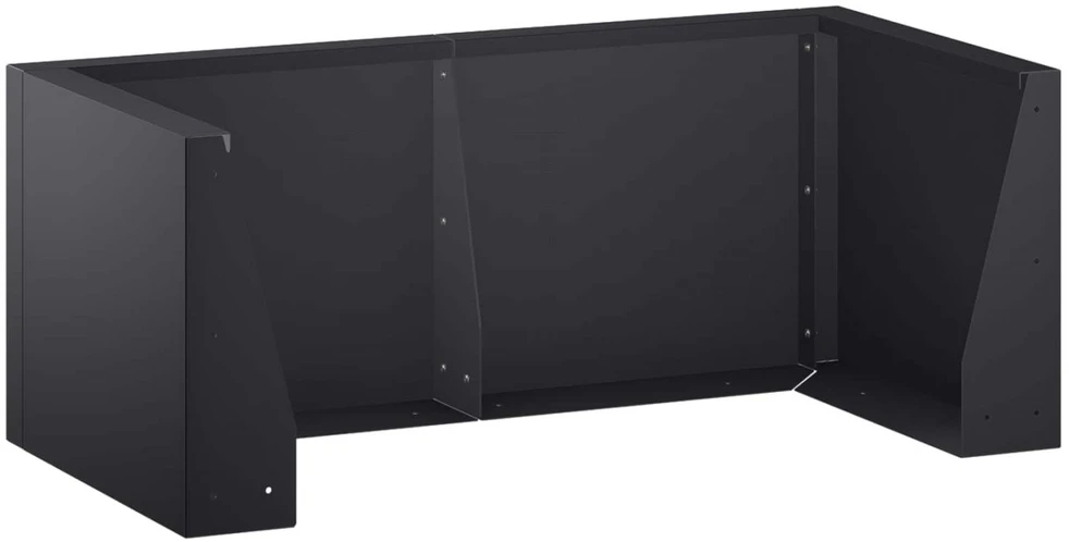 Sienelė 6 vnt. 200 x 100 x 50 cm Plienas Juoda