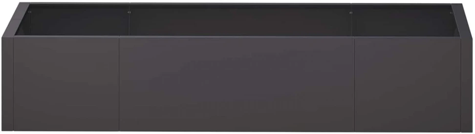 Sienelė 6 vnt. 200 x 100 x 50 cm Plienas Juoda