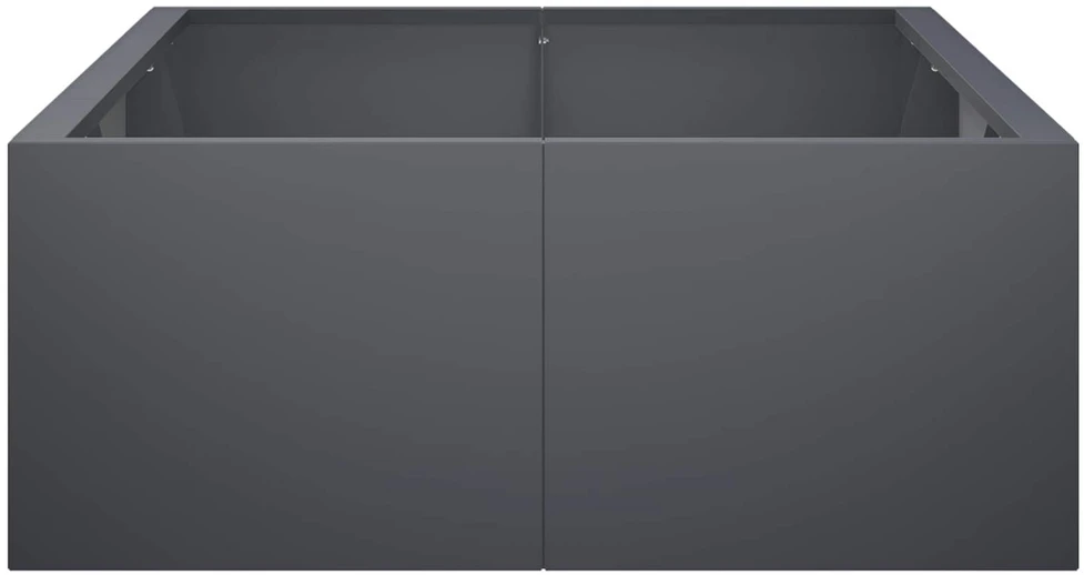 Sienelė 6 vnt. 200 x 100 x 50 cm Plienas Antracito