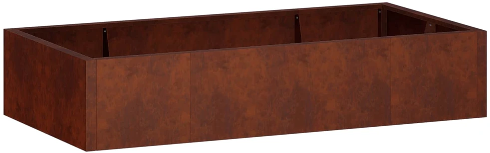 Sienelė 6 vnt. 200 x 100 x 50 cm Rūdijanti