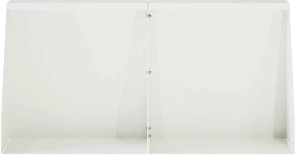 Sienelė 6 vnt. 40 x 12 x 30 cm Plienas Balta
