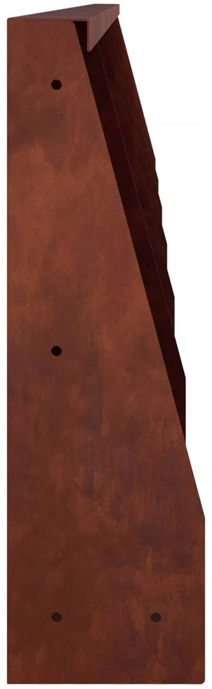 Sienelė 6 vnt. 40 x 12 x 30 cm Rūdijanti