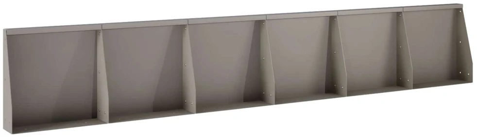 Sienelė 6 vnt. 40 x 12 x 30 cm Rūdijanti
