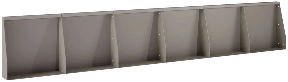 Sienelė 6 vnt. 40 x 12 x 30 cm Rūdijanti