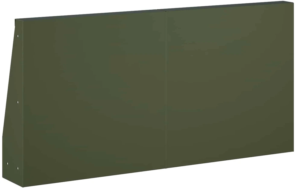 Sienelė 6 vnt. 40 x 12 x 40 cm Plienas Alyvuogių žalia
