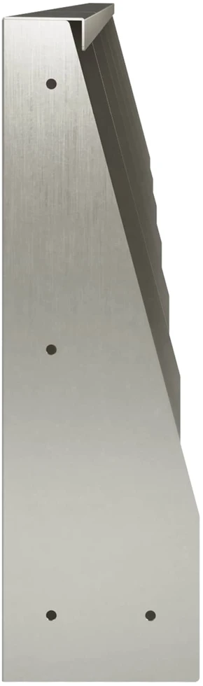 Sienelė 6 vnt. 40 x 12 x 50 cm Nerūdijantis plienas Sidabrinė