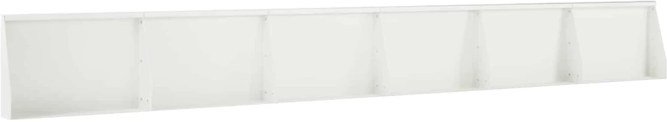 Sienelė 6 vnt. 60 x 12 x 40 cm Plienas Balta