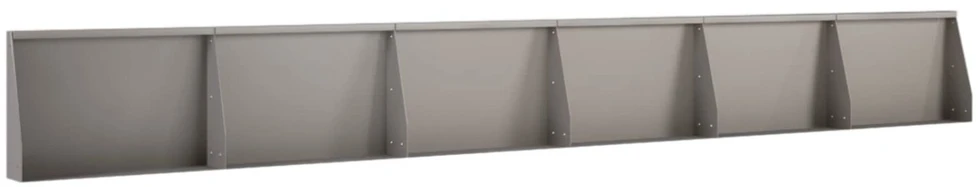 Sienelė 6 vnt. 60 x 12 x 50 cm Rūdijanti