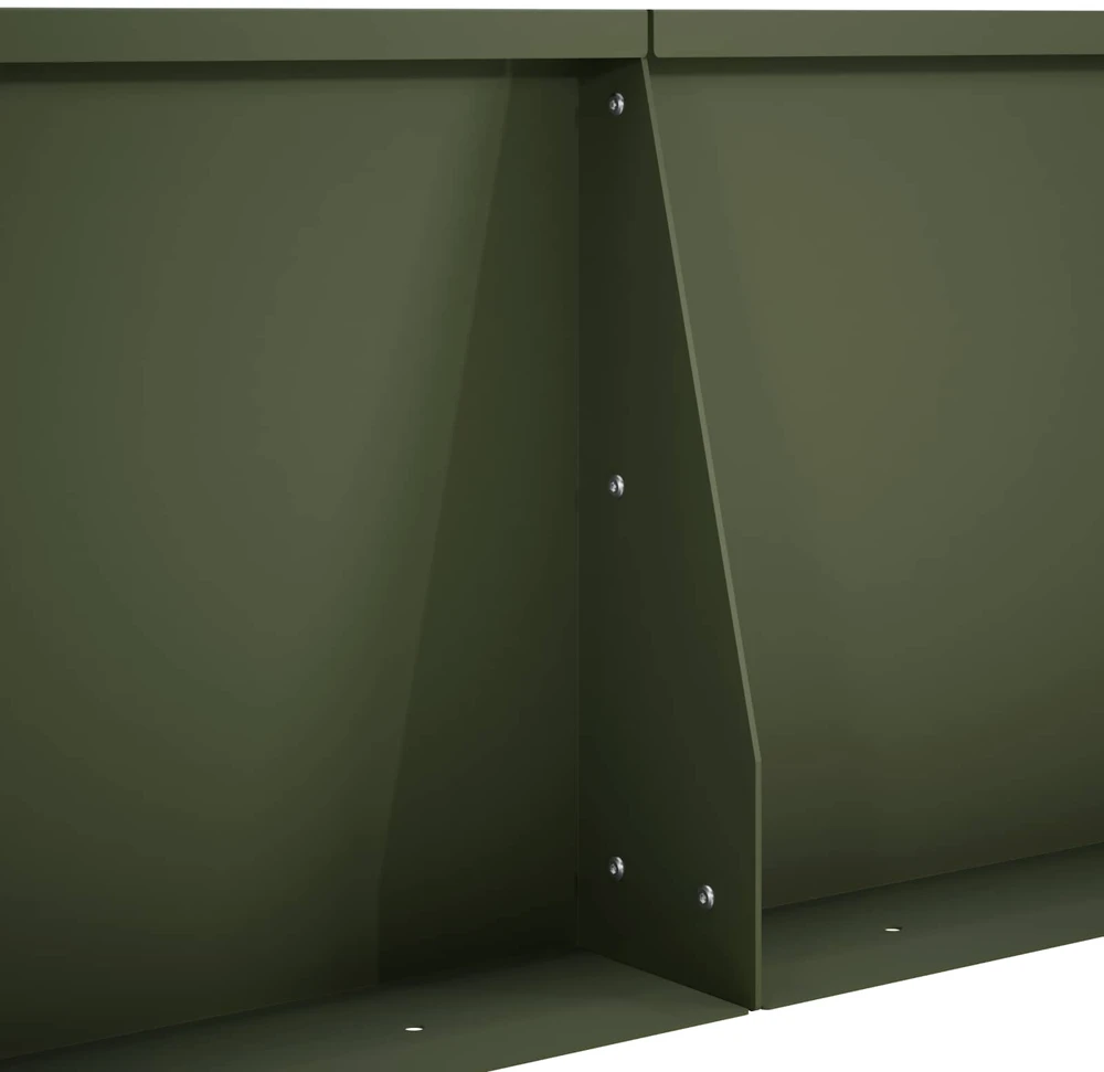Sienelė 6 vnt. 80 x 12 x 30 cm Plienas Alyvuogių žalia