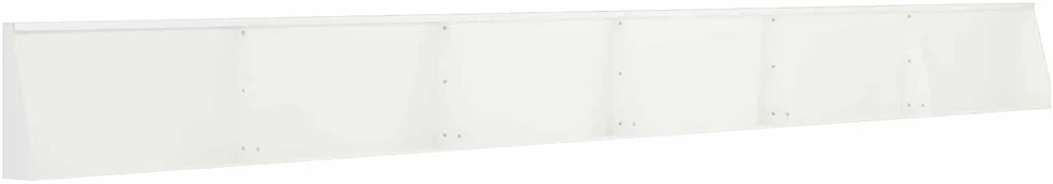 Sienelė 6 vnt. 80 x 12 x 40 cm Plienas Balta