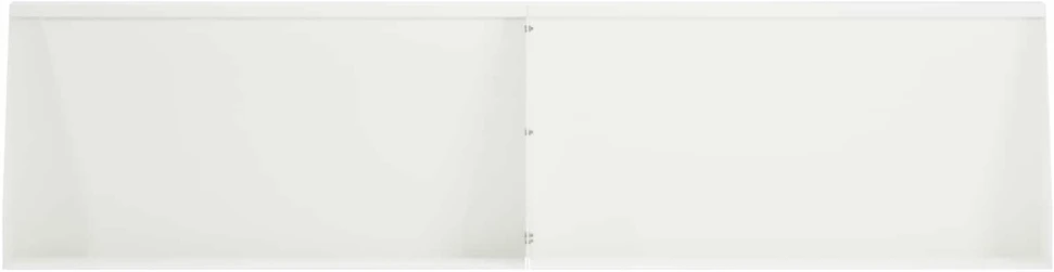 Sienelė 6 vnt. 80 x 12 x 40 cm Plienas Balta