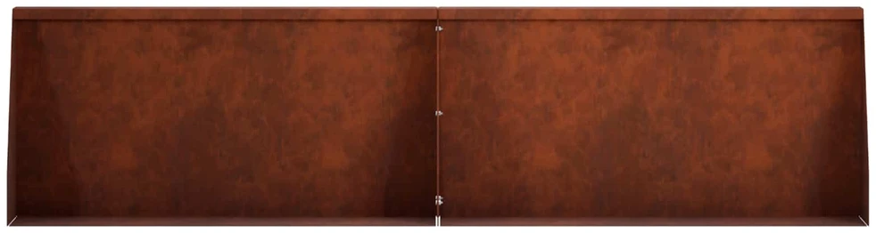 Sienelė 6 vnt. 80 x 12 x 40 cm Rūdijanti
