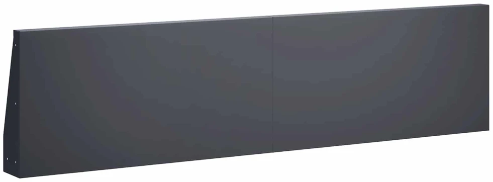 Sienelė 6 vnt. 80 x 12 x 50 cm Plienas Antracito