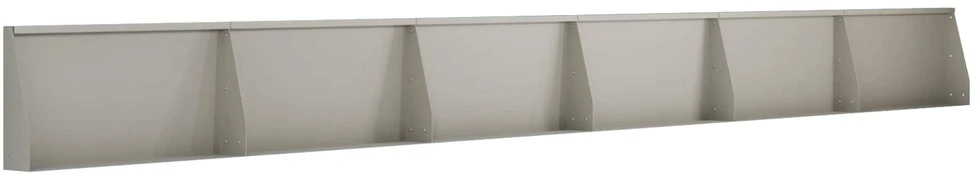 Sienelė 6 vnt. 80 x 12 x 50 cm Rūdijanti