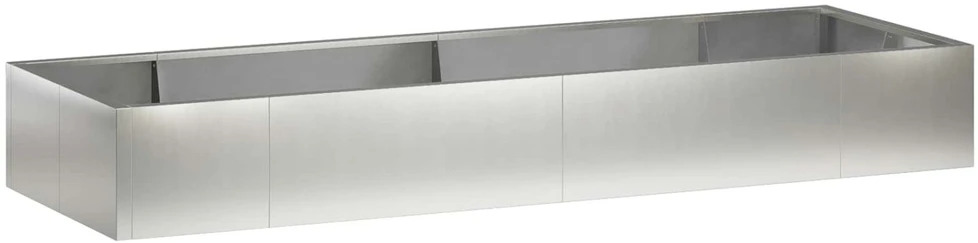 Sienelė 8 vnt. 300 x 100 x 30 cm Nerūdijantis plienas Sidabrinė