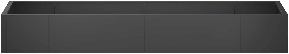 Sienelė 8 vnt. 300 x 100 x 30 cm Plienas Juoda