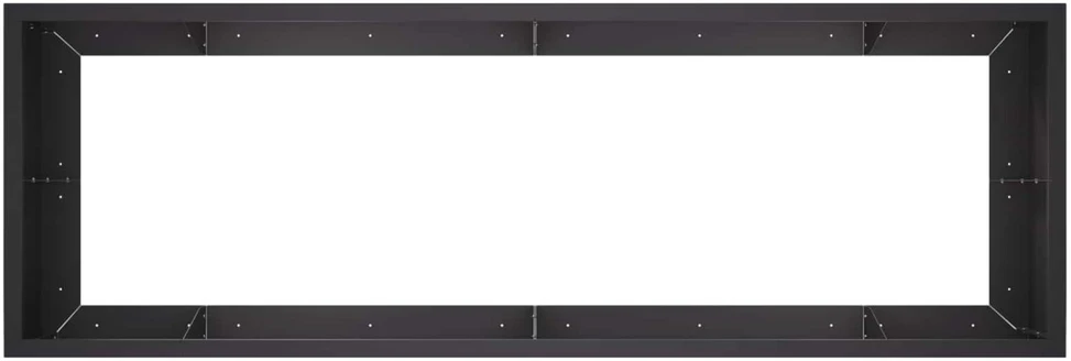Sienelė 8 vnt. 300 x 100 x 30 cm Plienas Juoda